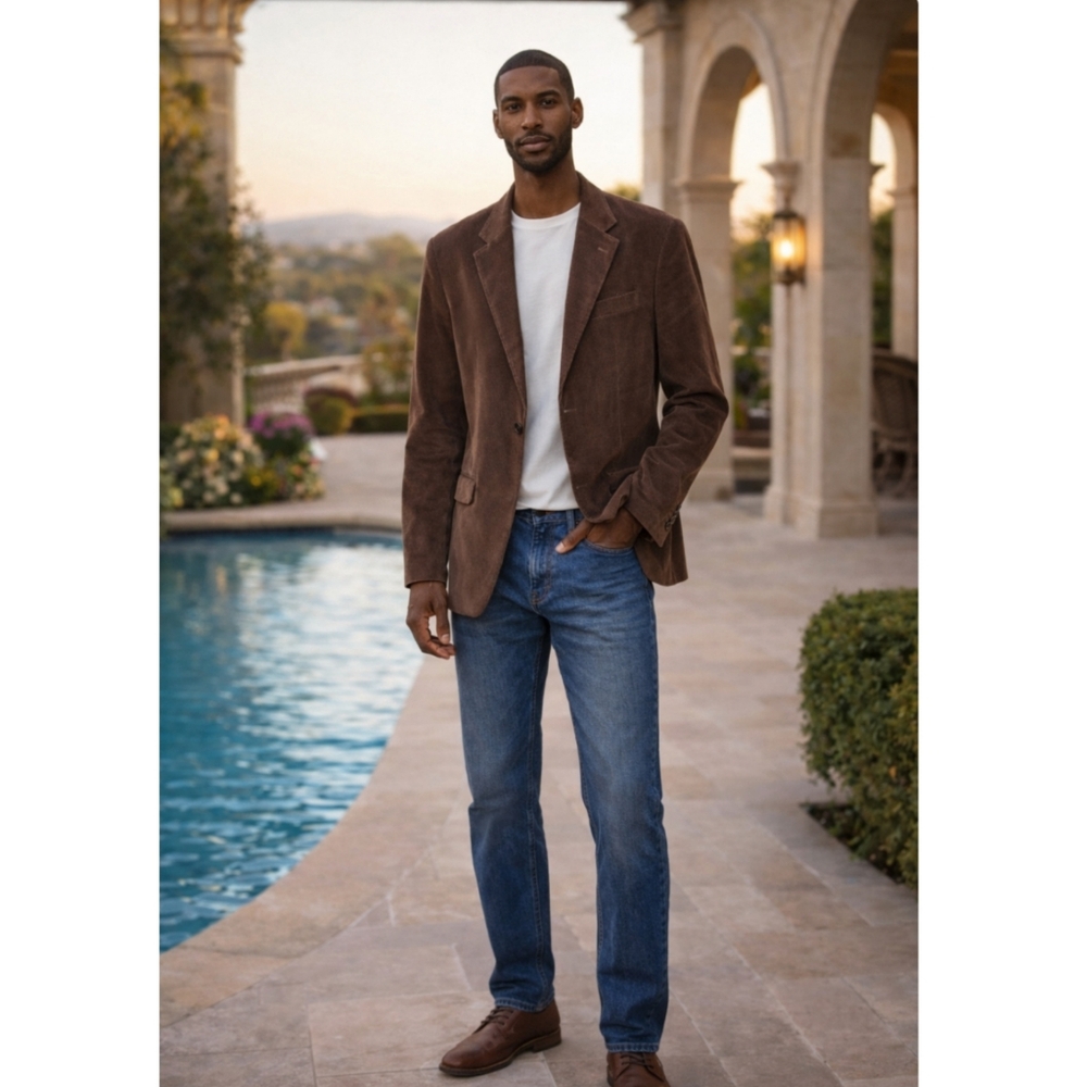 Lauren Ralph Lauren Mens Corduroy blazer Size 40S